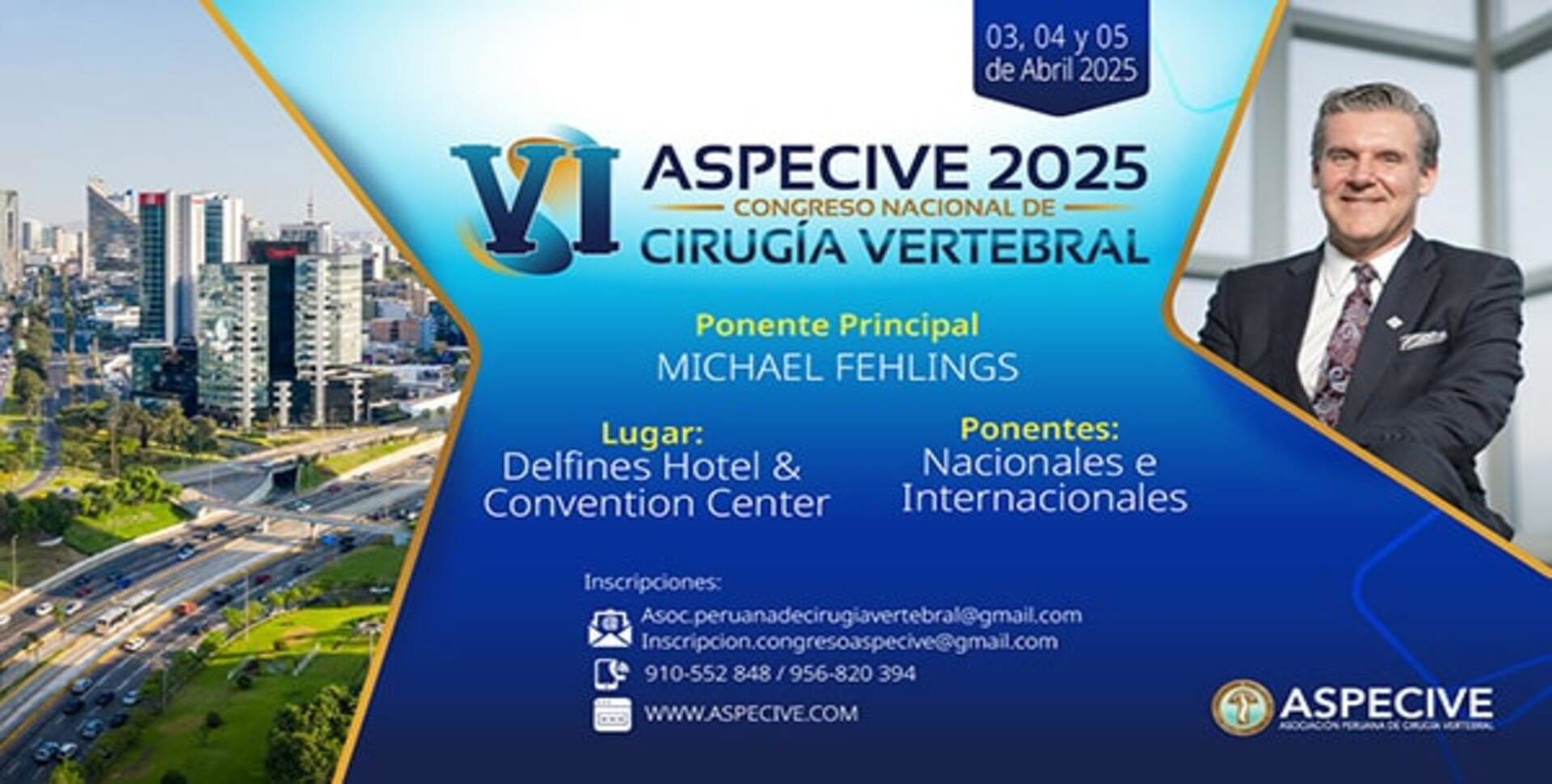 VI ASPECIVE 2025 CONGRESO NACIONAL DE CIRUGIA VERTEBRAL