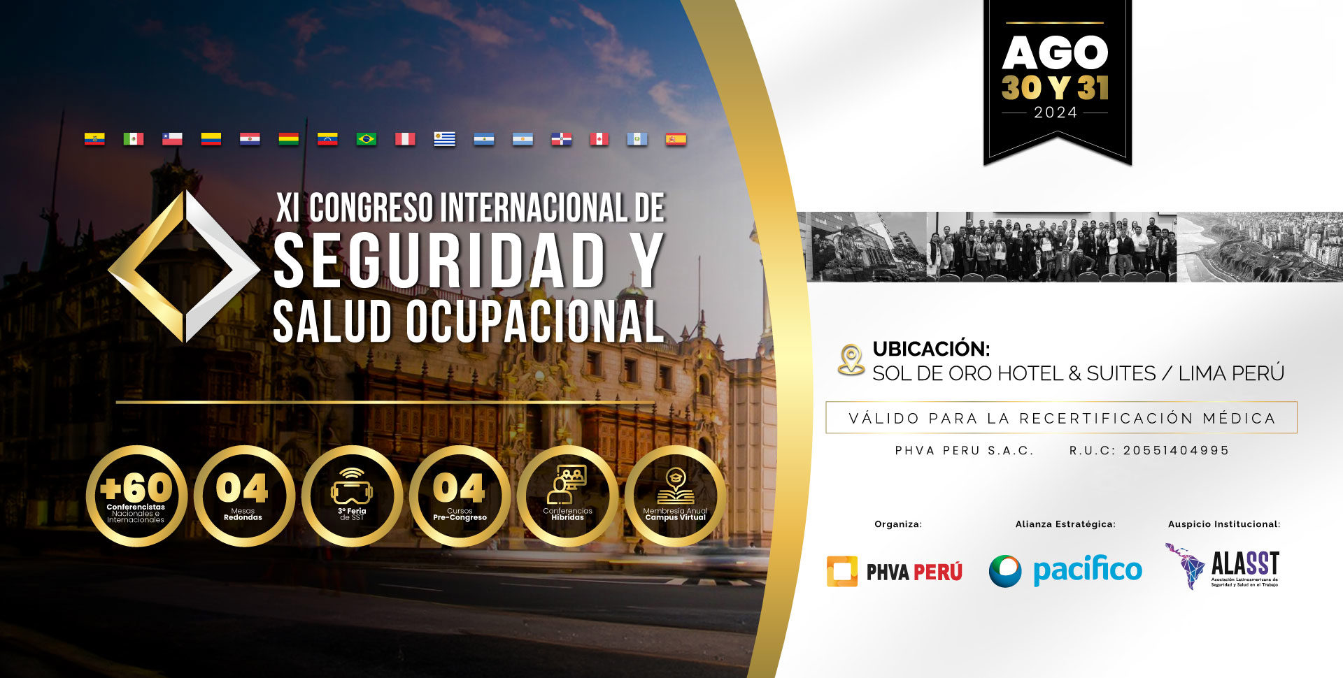 XI CONGRESO INTERNACIONAL DE SEGURIDAD Y SALUD OCUPACIONAL
